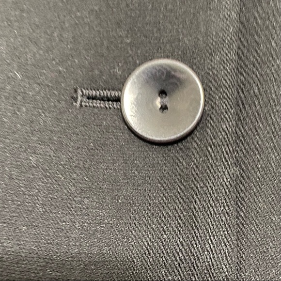 Le Suit Black Women's Suit Blazer Jacket 4 Buttons Lined size 14-Petite - Picture 5 of 11